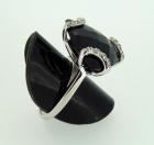 Anello argento con onice